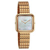 Titan 95343WM01 Raga Glimmers mother of pearl dial quartz analog watch with rose gold metal strap for women 30mm