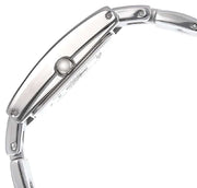 Titan 9716SM01 Raga women's analog watch with compact 17mm case and silver metal bracelet