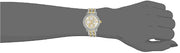 Titan 9743BM01 34mm women's analog watch with silver dial and elegant two-tone metal bracelet