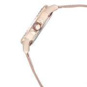 Titan 9798WM03 Mother of Pearl Dial Rose Gold Stainless Steel Strap Watch for Women