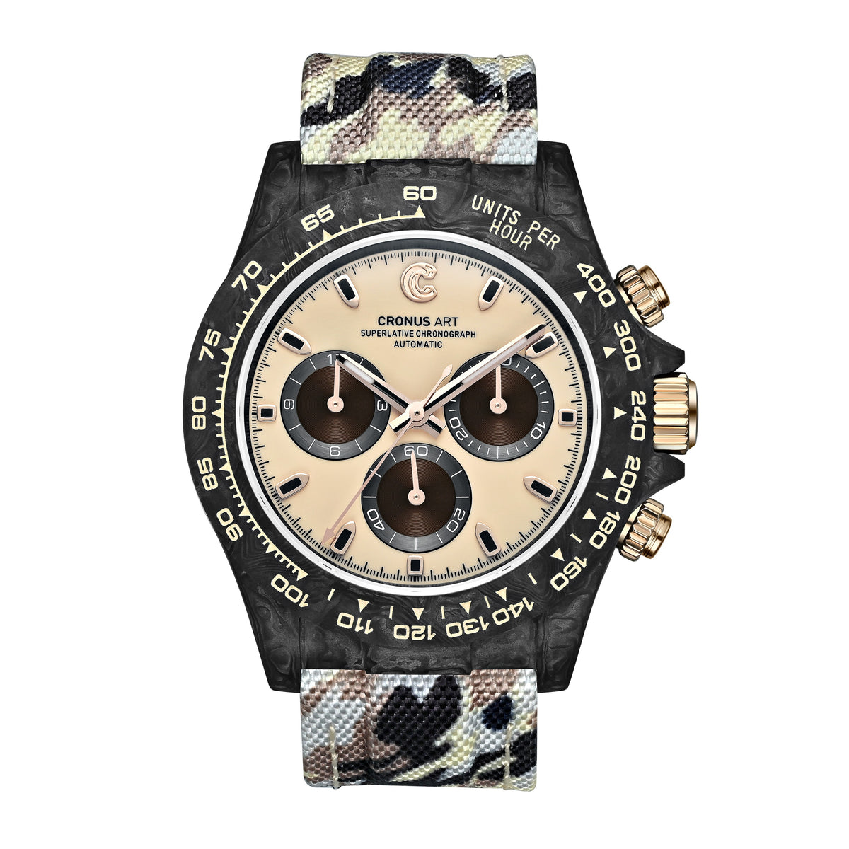 Cronus Art CM016-035 Men's Chronograph Automatic Watch 40mm