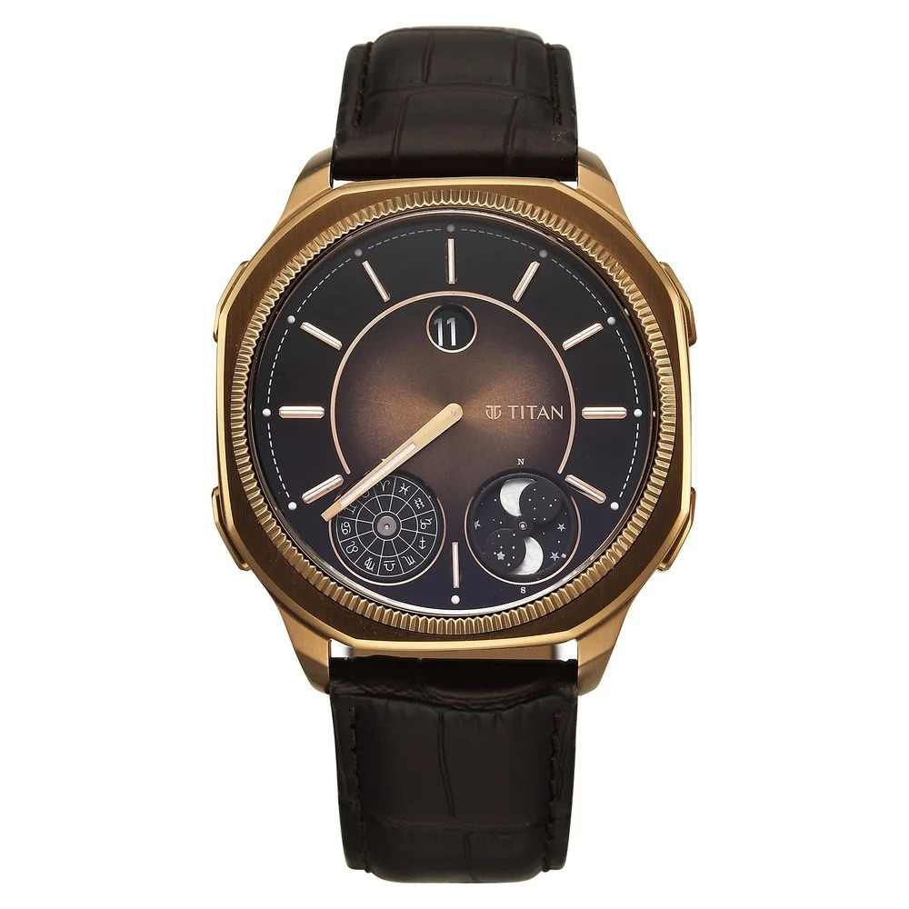 Titan Stellar 10053QL01 Men's Quartz Watch 42mm