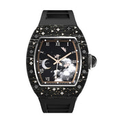 C29.CF.BK Men's Crystal Case Automatic Watch 42mm