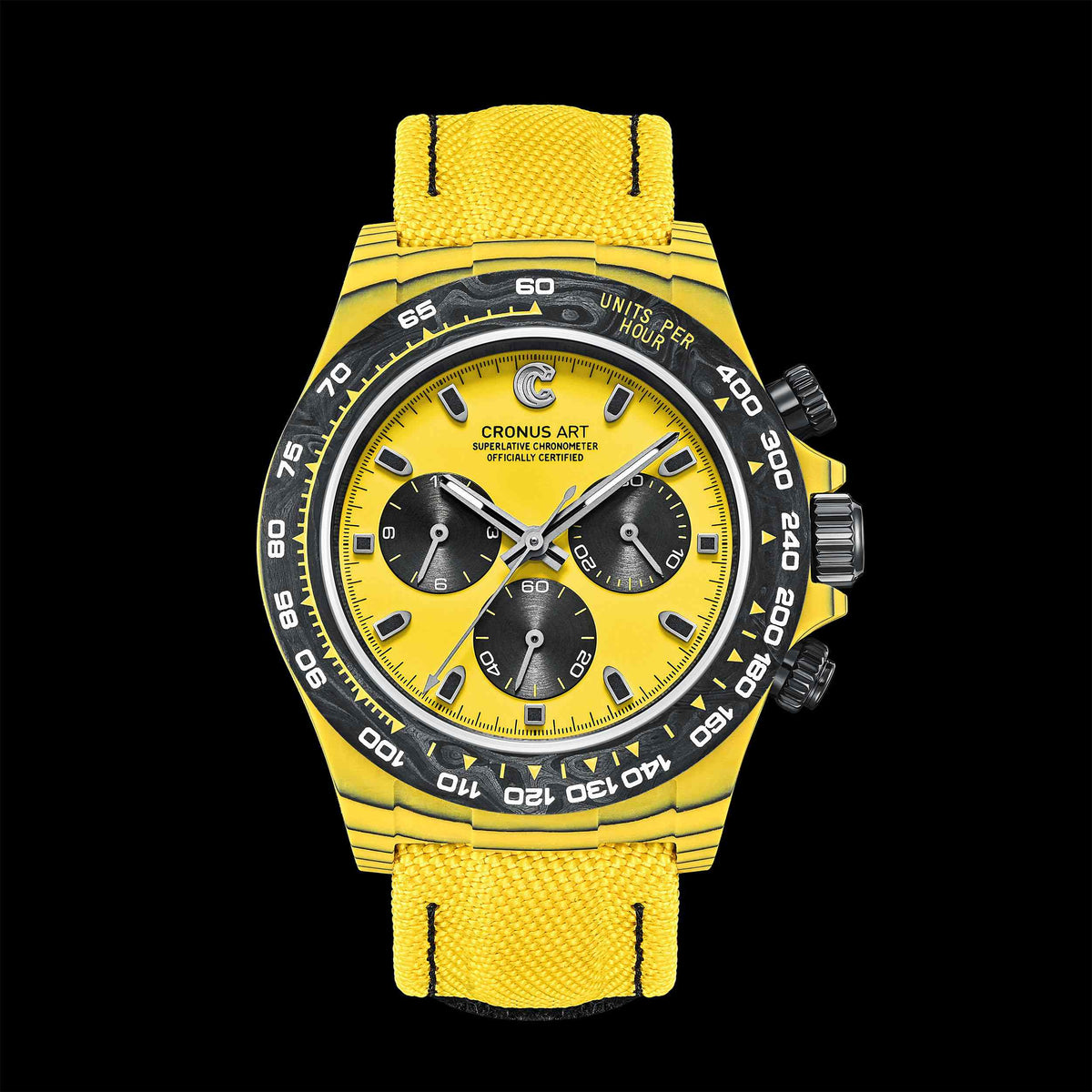 CM016-001 Men's Carbon Case Automatic Watch 40mm