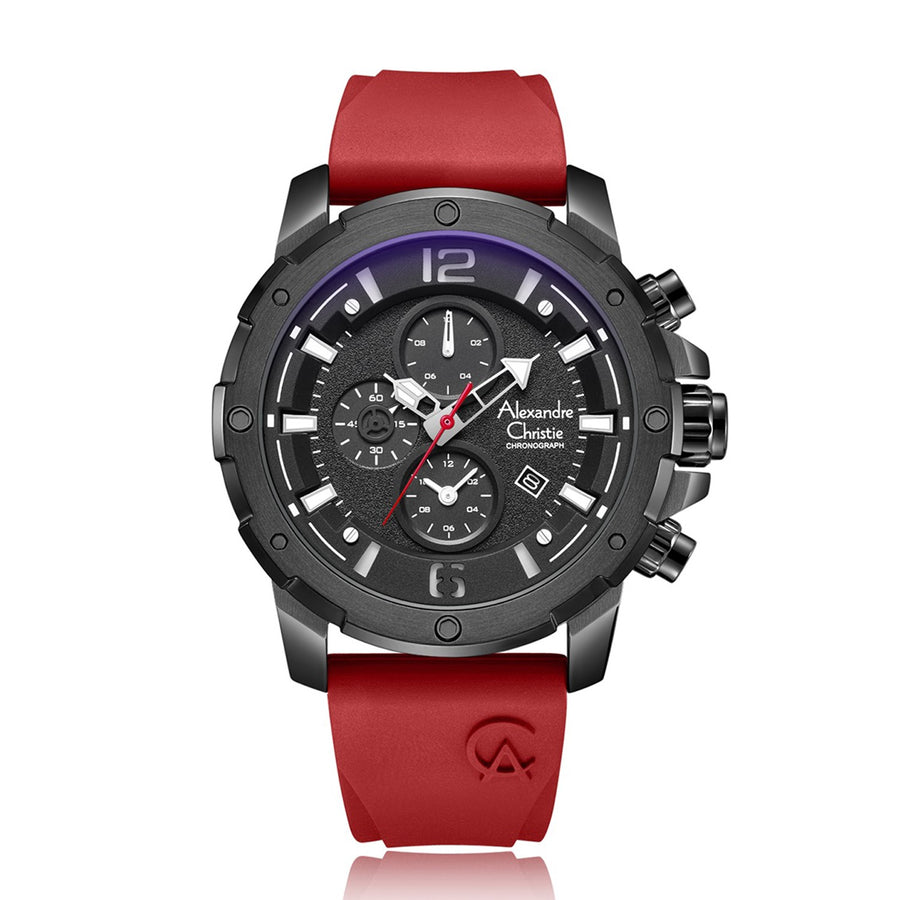 Alexandre Christie 6410MCRIPBARE Men's Chronograph Quartz Watch 47mm