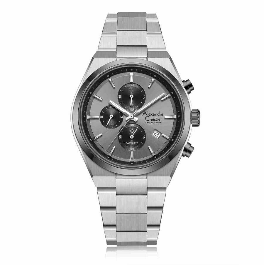 Alexandre Christie 8697MCBTEGR Men's Chronograph Quartz Watch 41mm
