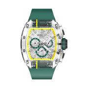 CM001-10A Men's Crystal Case Automatic Watch 42mm