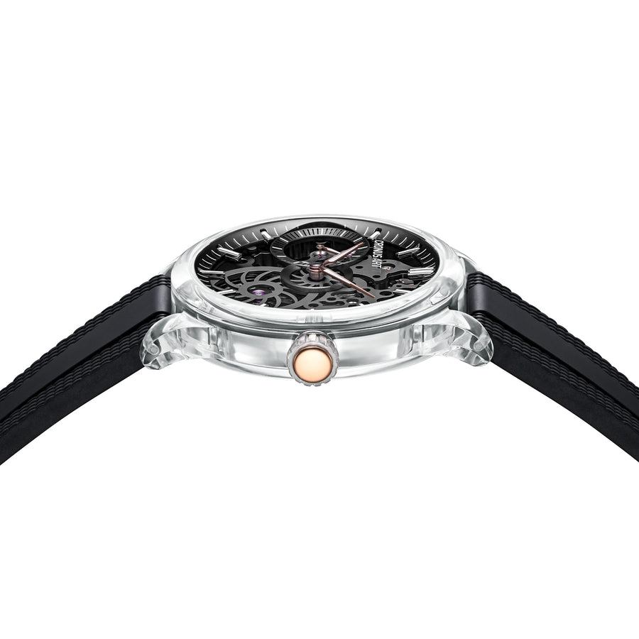 CM026-001 Men's Crystal Case Automatic Watch 44mm