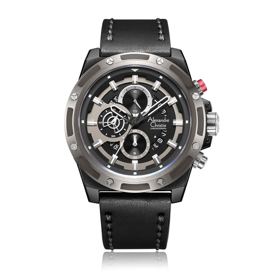 Alexandre Christie 6506MCLEPBA Men's Chronograph Quartz Watch 47mm