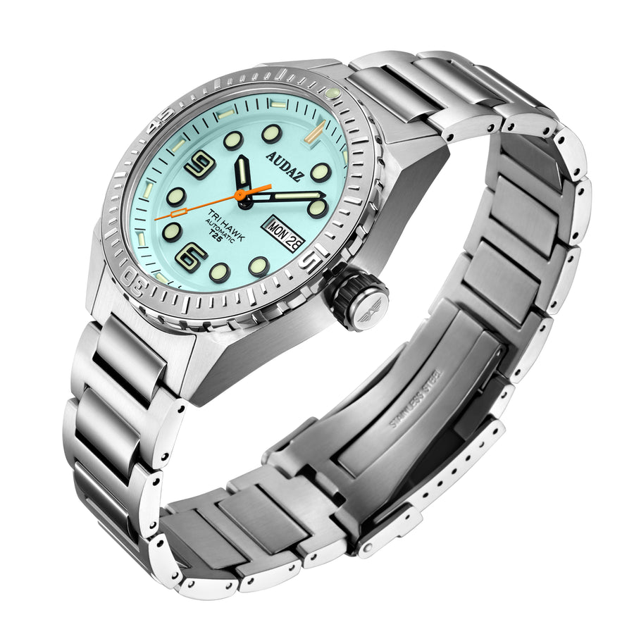 4010-02 TRI-HAWK Men's Automatic Watch 43mm