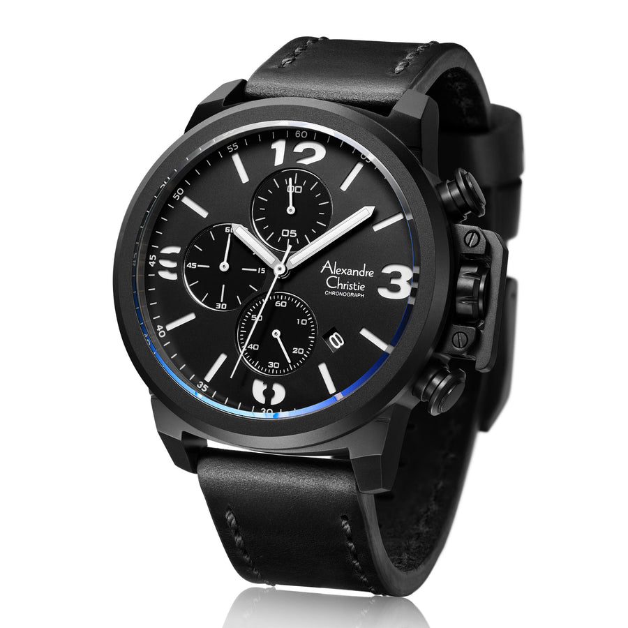 Alexandre Christie 6280MCLIPBASL Men's Chronograph Quartz Watch 48mm