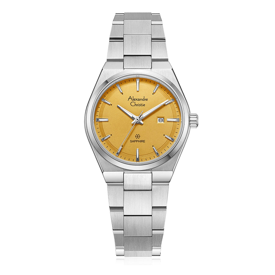 Alexandre Christie 8697LDBSSYL Women's Classic Quartz Watch 32mm