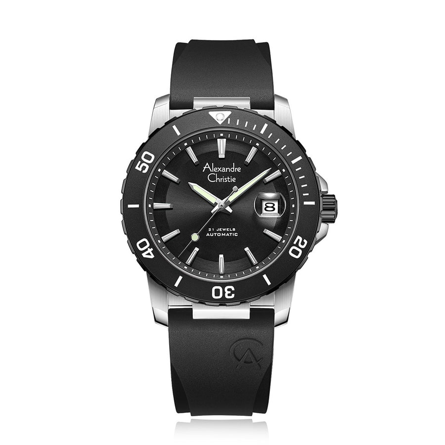 Alexandre Christie 6141MARTBBA Men's Classic Automatic Watch 44mm