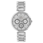 Titan 2480SM03 Multi Function Watch For Women - Silver Strap