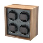 Paul Design Petite 4 Watch Winder- Walnut